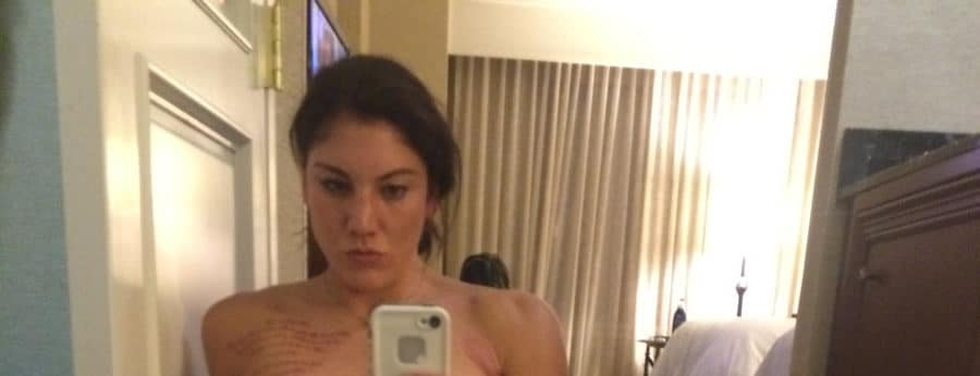 Hope Solo selfie
