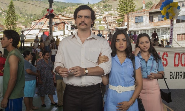 Pablo Escobar and Tata Escobar (pregnant)