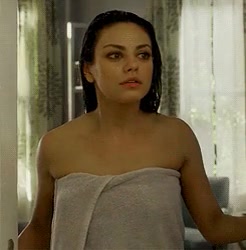 Mila Kunis naked shower